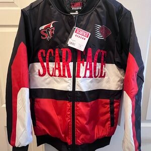Reason Black and Red Scarface Jacket